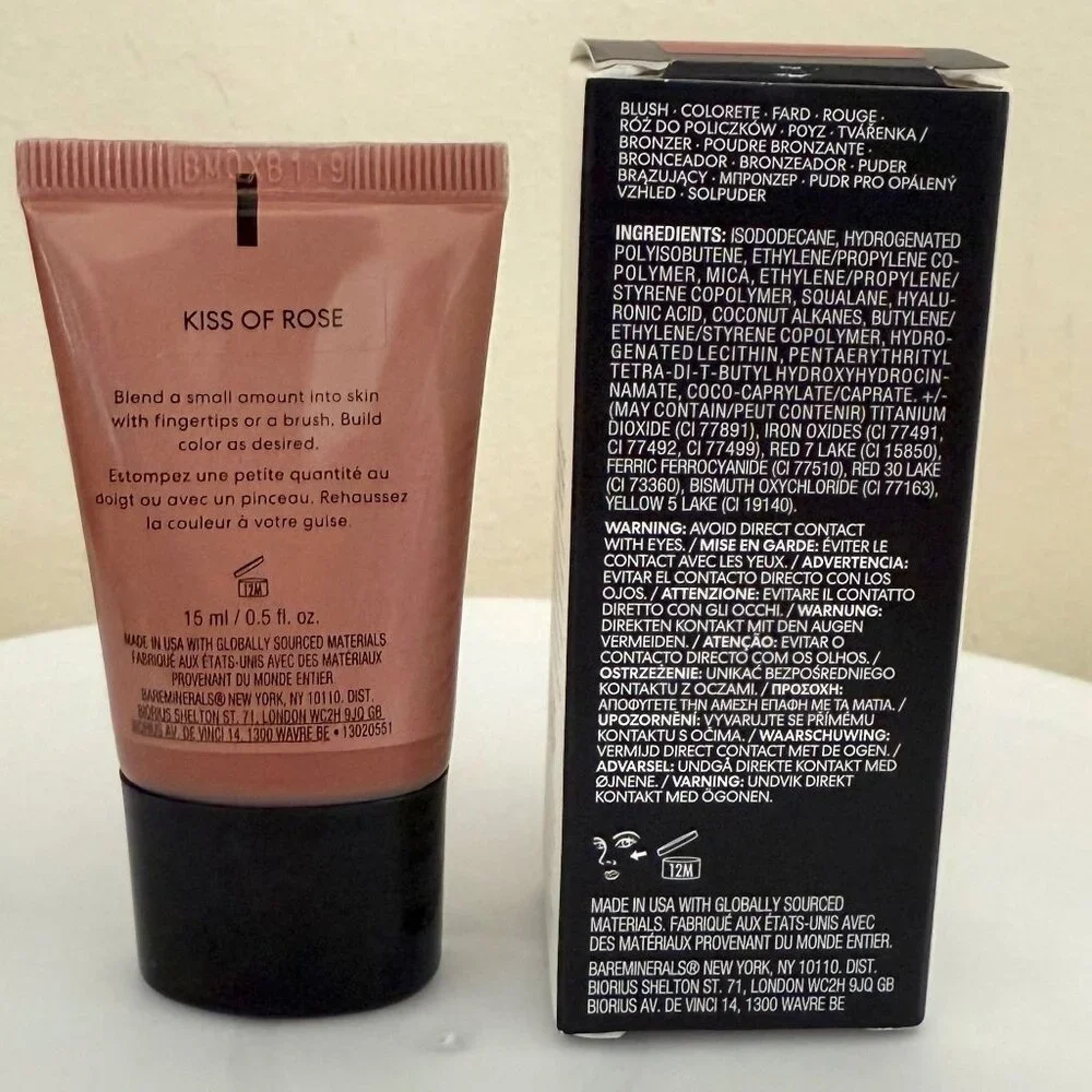 BareMinerals Complexion Rescue Blonzer Kiss of Rose 15 ml Blush Bronzer Cream